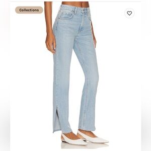 Harlow Petite High Rise Boot with Slit Hem